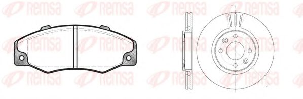 Imagine Set frana, frana disc REMSA 8220.01