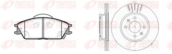 Imagine Set frana, frana disc REMSA 8224.01