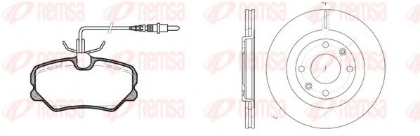 Imagine Set frana, frana disc REMSA 8262.00