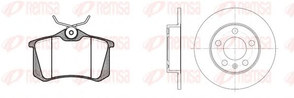 Imagine Set frana, frana disc REMSA 8263.01