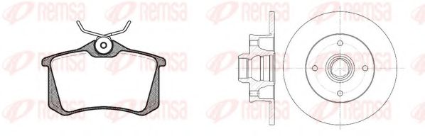 Imagine Set frana, frana disc REMSA 8263.02