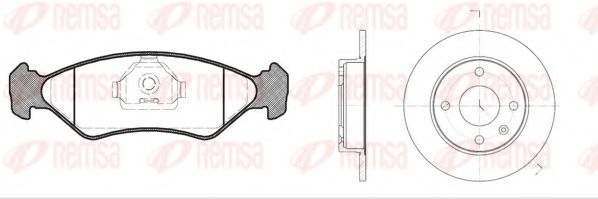 Imagine Set frana, frana disc REMSA 8285.00