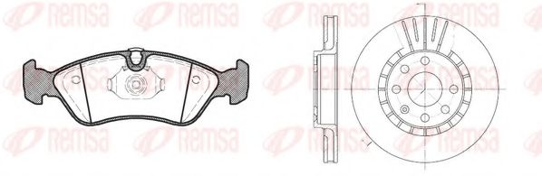 Imagine Set frana, frana disc REMSA 8286.01