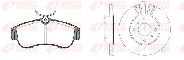 Imagine Set frana, frana disc REMSA 8320.00