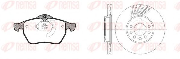 Imagine Set frana, frana disc REMSA 8390.02