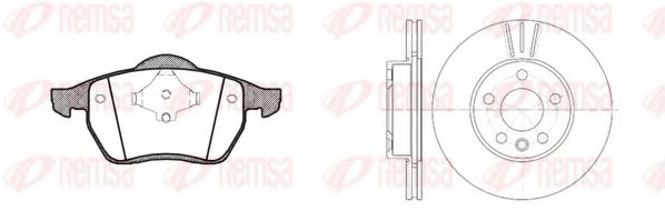 Imagine Set frana, frana disc REMSA 8390.04