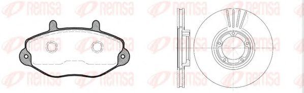 Imagine Set frana, frana disc REMSA 8392.00