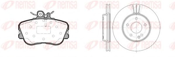 Imagine Set frana, frana disc REMSA 8445.02