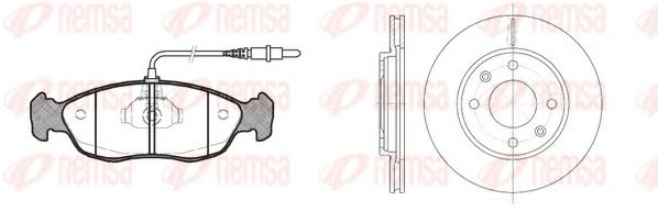 Imagine Set frana, frana disc REMSA 8461.01