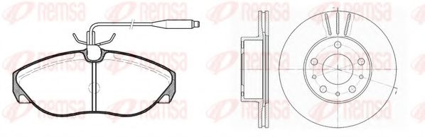 Imagine Set frana, frana disc REMSA 8486.01