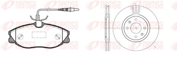 Imagine Set frana, frana disc REMSA 8604.00