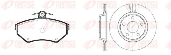 Imagine Set frana, frana disc REMSA 8631.02