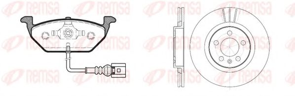 Imagine Set frana, frana disc REMSA 8633.01