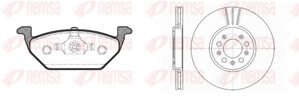 Imagine Set frana, frana disc REMSA 8633.06