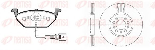 Imagine Set frana, frana disc REMSA 8633.08