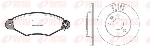 Imagine Set frana, frana disc REMSA 8643.01