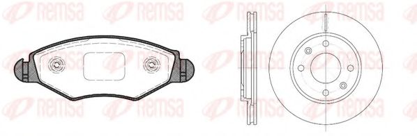 Imagine Set frana, frana disc REMSA 8643.03