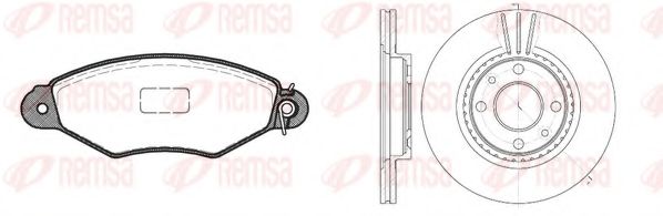 Imagine Set frana, frana disc REMSA 8643.05