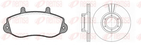 Imagine Set frana, frana disc REMSA 8677.00