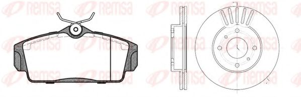 Imagine Set frana, frana disc REMSA 8704.00