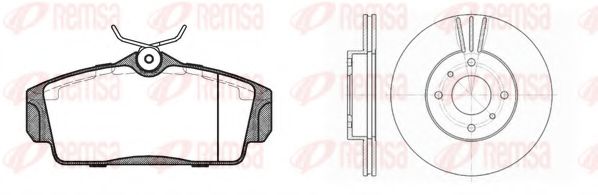 Imagine Set frana, frana disc REMSA 8704.01