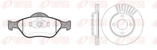 Imagine Set frana, frana disc REMSA 8766.00