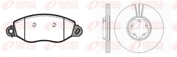 Imagine Set frana, frana disc REMSA 8772.02