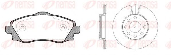 Imagine Set frana, frana disc REMSA 8774.01