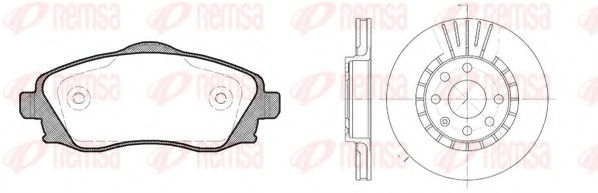 Imagine Set frana, frana disc REMSA 8774.02