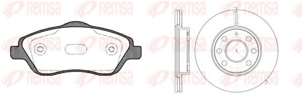 Imagine Set frana, frana disc REMSA 8774.06