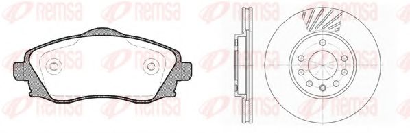 Imagine Set frana, frana disc REMSA 8774.07