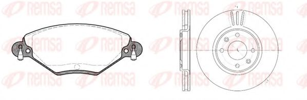 Imagine Set frana, frana disc REMSA 8828.00