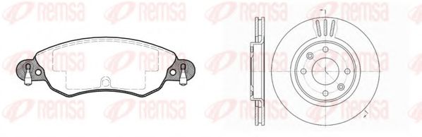 Imagine Set frana, frana disc REMSA 8829.00