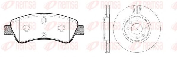 Imagine Set frana, frana disc REMSA 8840.03