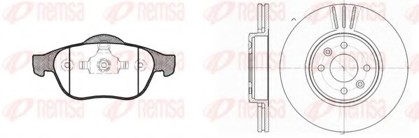 Imagine Set frana, frana disc REMSA 8843.01