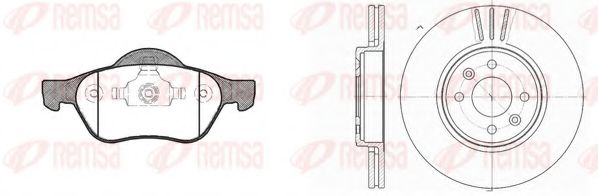 Imagine Set frana, frana disc REMSA 8962.01