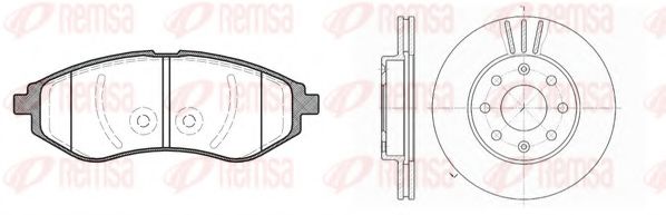 Imagine Set frana, frana disc REMSA 8986.00