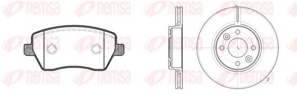 Imagine Set frana, frana disc REMSA 8987.00