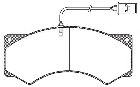 Imagine set placute frana,frana disc REMSA JCA 277.41