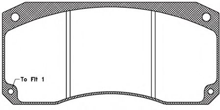 Imagine set placute frana,frana disc REMSA JCA 346.40