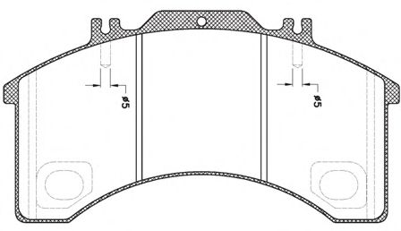 Imagine set placute frana,frana disc REMSA JCA 497.00