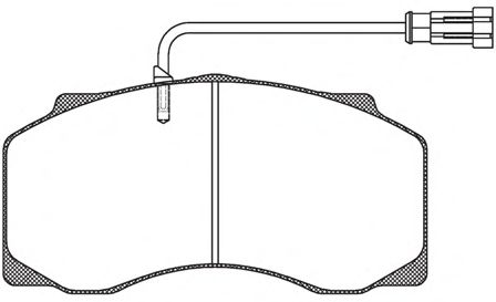 Imagine set placute frana,frana disc REMSA JCA 661.40