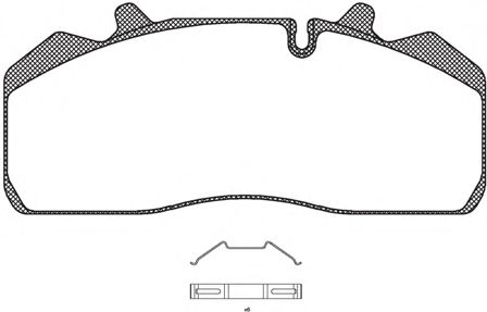 Imagine set placute frana,frana disc REMSA JCA 894.00