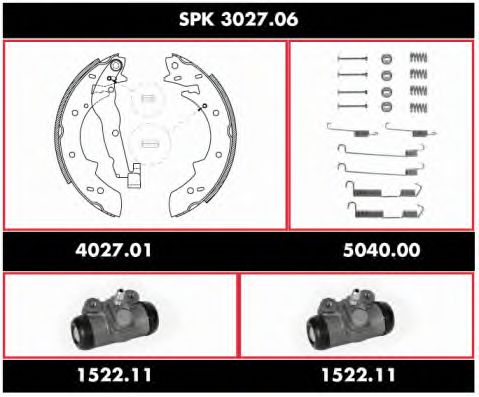 Imagine Set frana, frana tambur REMSA SPK 3027.06