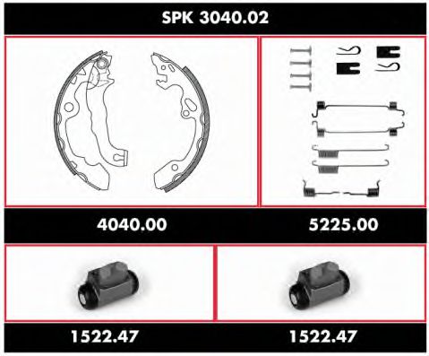 Imagine Set frana, frana tambur REMSA SPK 3040.02