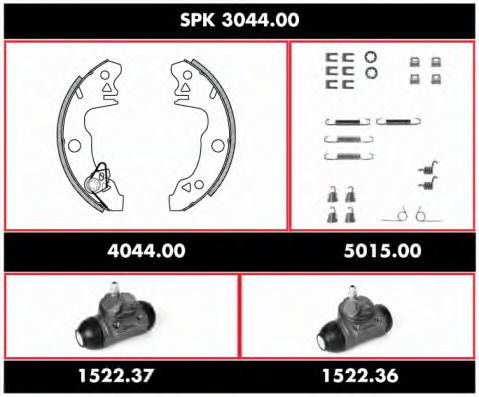 Imagine Set frana, frana tambur REMSA SPK 3044.00