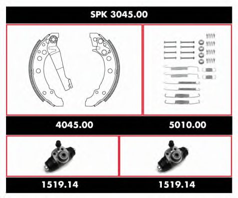 Imagine Set frana, frana tambur REMSA SPK 3045.00