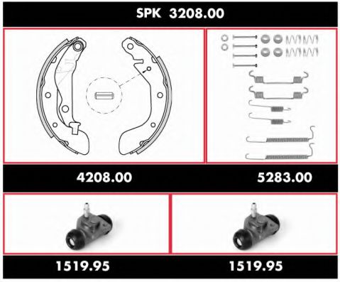 Imagine Set frana, frana tambur REMSA SPK 3208.00