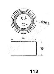 Imagine Mecanism tensionare, curea distributie JAPANPARTS BE-112