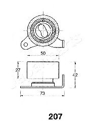 Imagine Mecanism tensionare, curea distributie JAPANPARTS BE-207